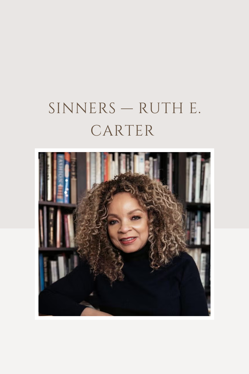 SINNERS — RUTH E. CARTER