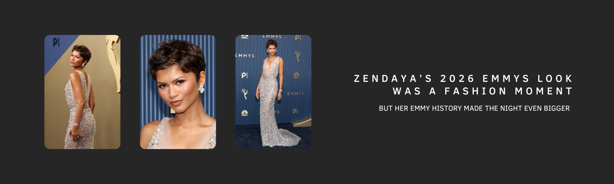 ZENDAYA’S 2026 EMMYS LOOK WAS A FASHION MOMENT