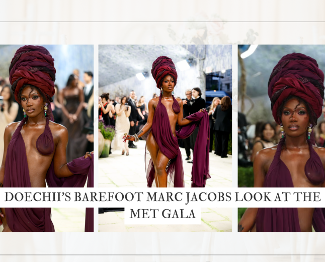 DOECHII’S BAREFOOT MARC JACOBS LOOK AT THE MET GALA