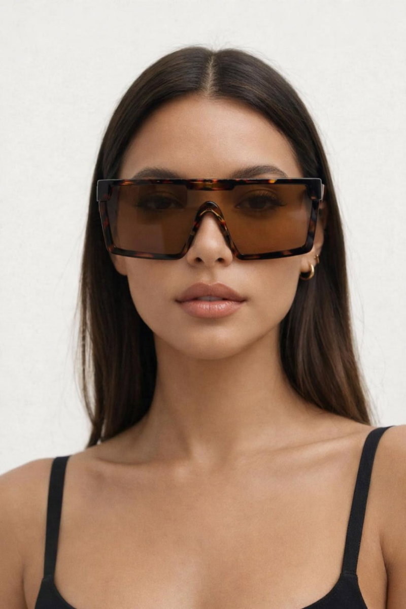 Oversized and Flat-Top Sunglasses