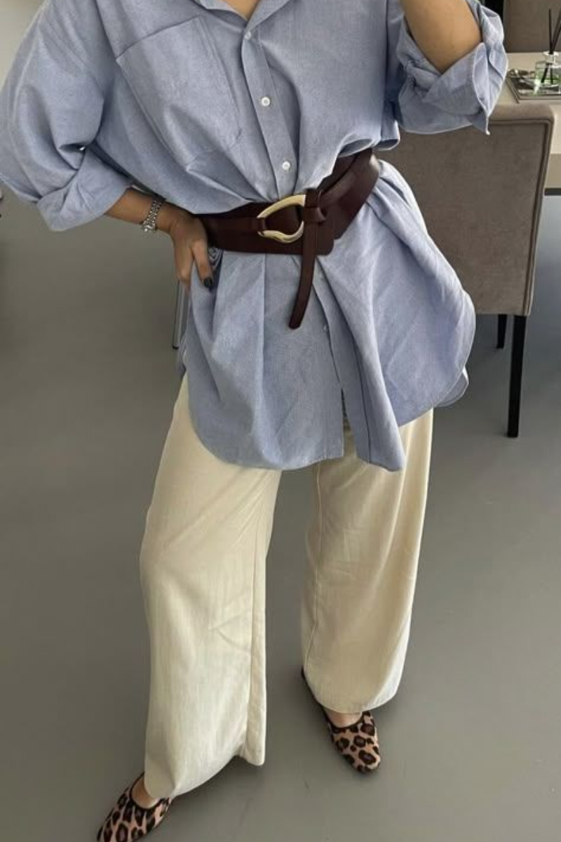 Use a Belt to Change the Silhouette