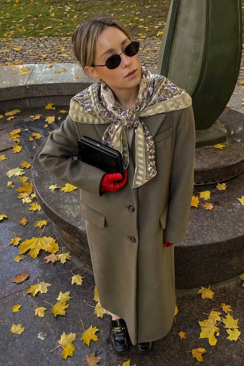 Add Color, Pattern or Texture With a Scarf