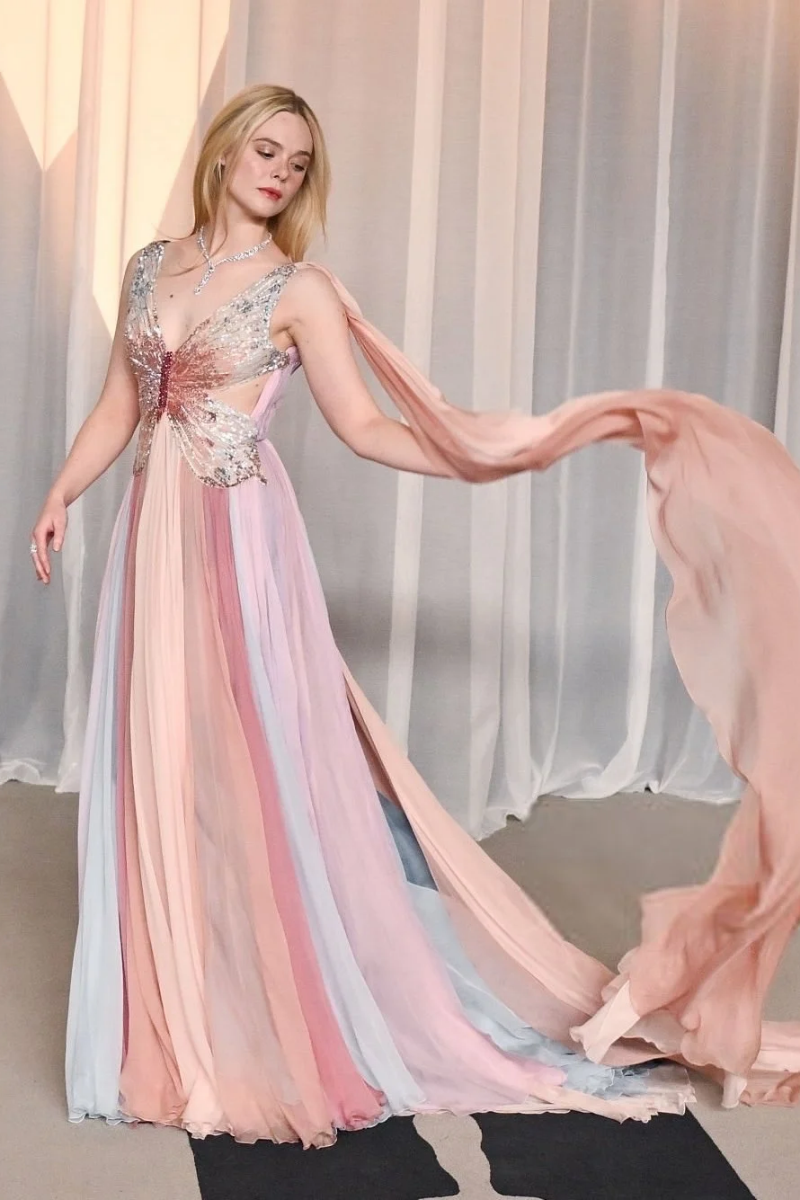 Elle Fanning in Valentino