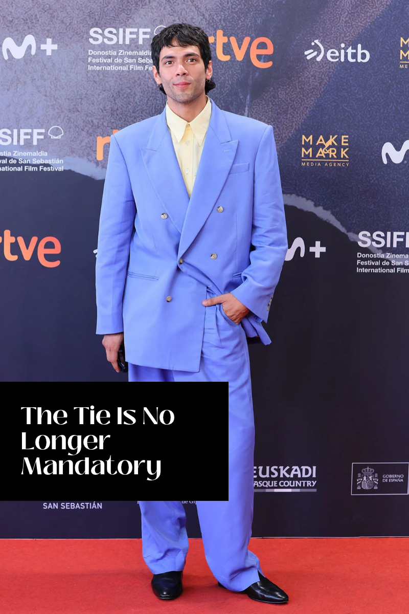 The Tie Is No Longer Mandatory